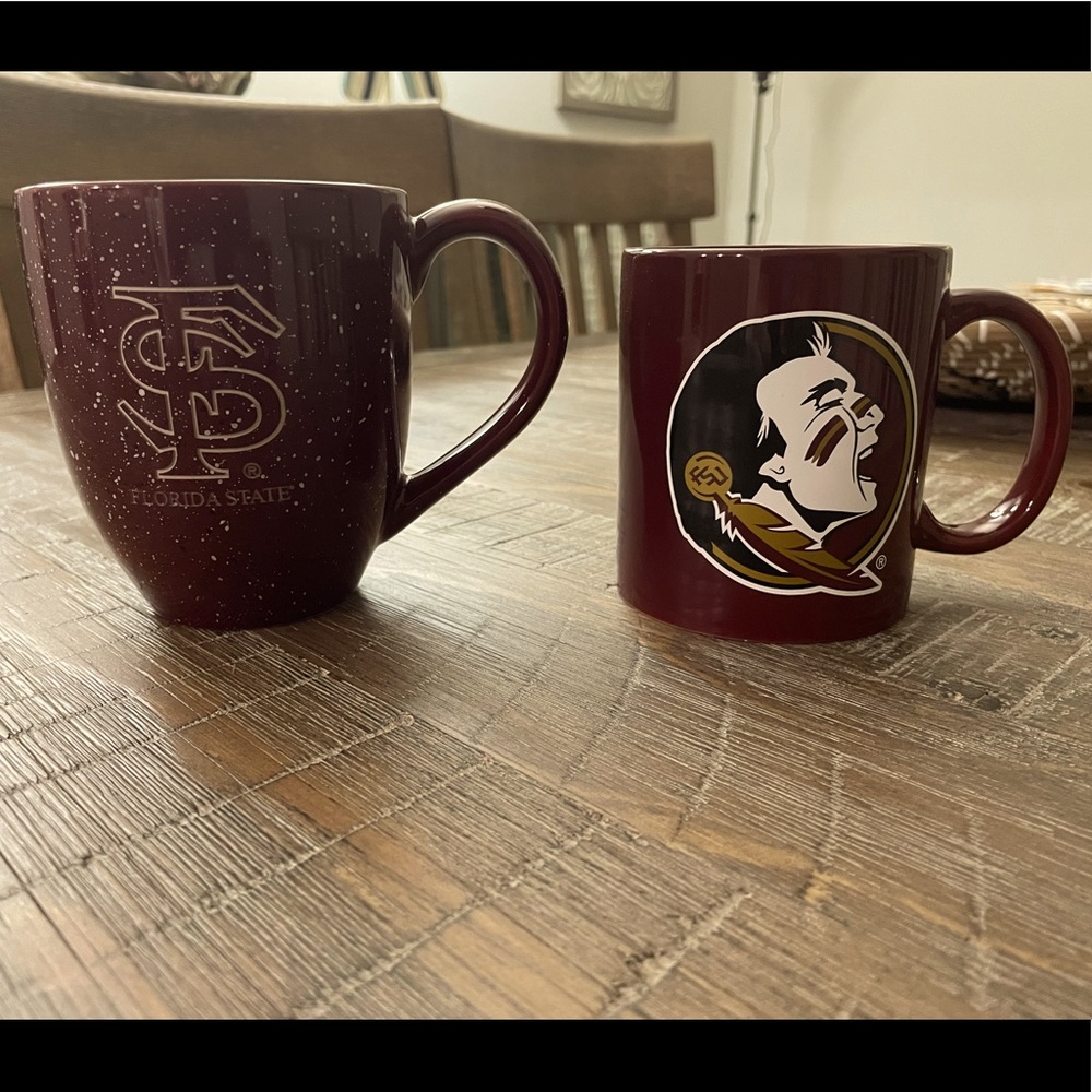 Official FSU Coffee Mugs (2) - No Chips or cracks.  $14